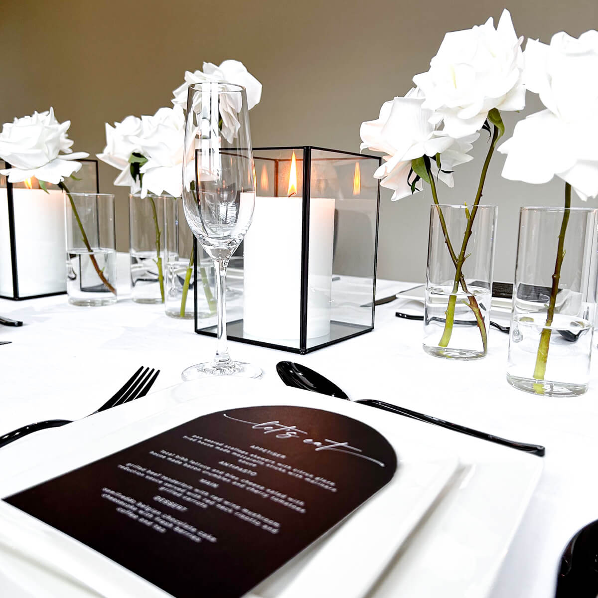 Minimalistic Bliss Table Styling | Event Styling Sydney